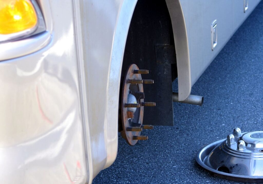 Fixing a rv wheel brake