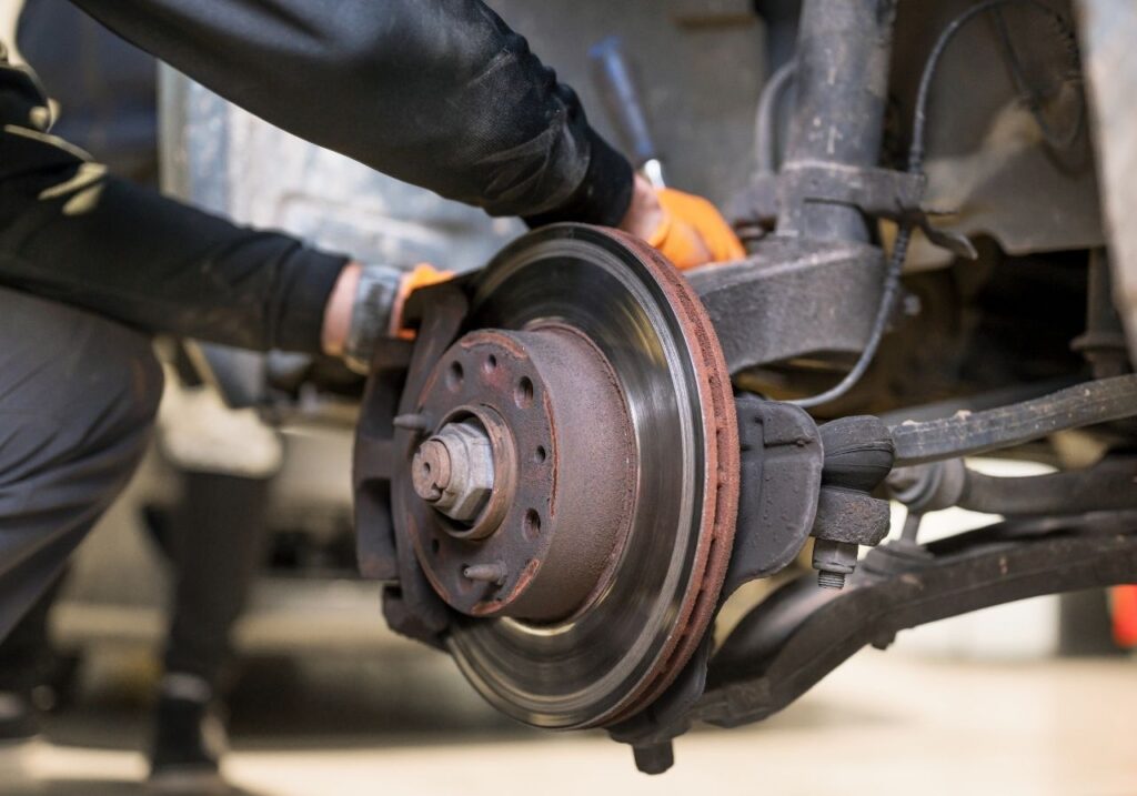 Fixing a rv wheel brake