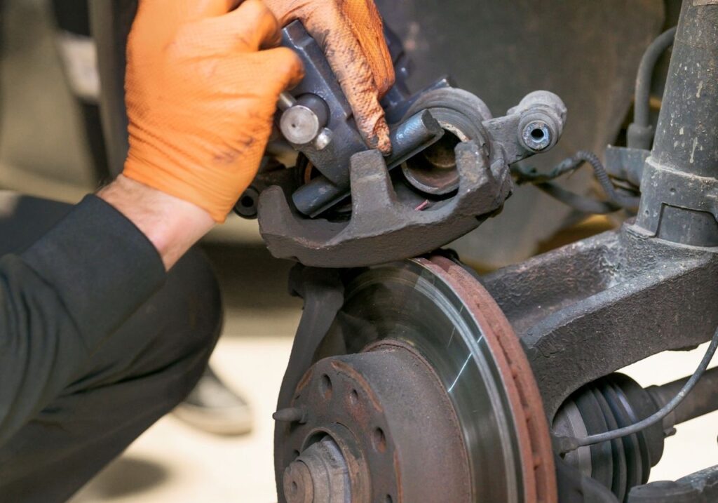 Fixing a rv wheel brake