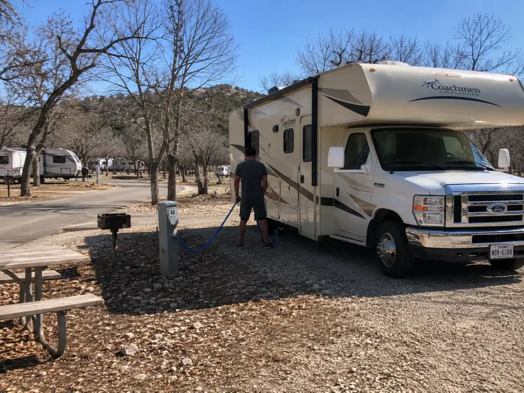 On-site RV plumbing repair Austin TX